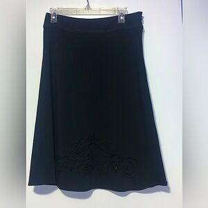 Lana Lee Black, jeweled midi skirt